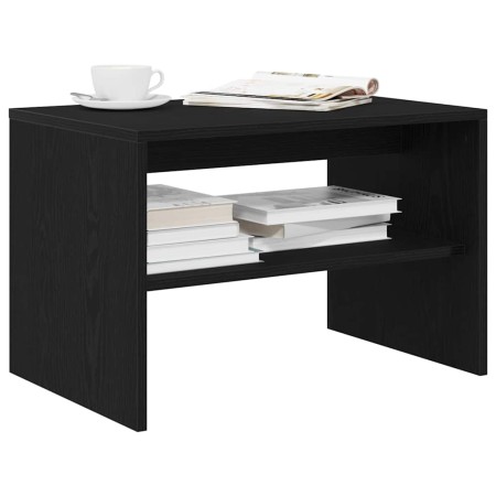 Mueble de TV madera de ingeniería roble negro 60x40x40 cm de , Muebles TV - Ref: Foro24-859101, Precio: 38,07 €, Descuento: %