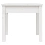 Banco de jardín madera maciza pino blanco 50x44x45 cm de vidaXL, Bancos de jardín - Ref: Foro24-823991, Precio: 48,74 €, Desc...