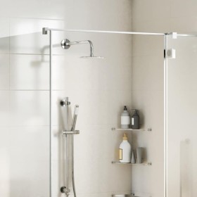 Cabezal ducha redondo efecto lluvia acero inoxidable 304 20 cm de , Cabezales de ducha - Ref: Foro24-4103892, Precio: 15,25 €...