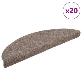 Alfombrilla autoadhesiva escalera 20 uds beige 56x17x3 cm de , Alfombrillas para escalones - Ref: Foro24-3365676, Precio: 54,...