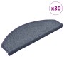 Alfombrilla escalera 30 uds gris oscuro y azul 65x24x4 cm de , Alfombrillas para escalones - Ref: Foro24-3365759, Precio: 96,...