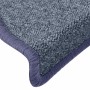 Alfombrilla escalera 30 uds gris oscuro y azul 65x24x4 cm de , Alfombrillas para escalones - Ref: Foro24-3365759, Precio: 96,...