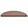 Alfombrilla escalera 30 uds marrón 56x17x3 cm de , Alfombrillas para escalones - Ref: Foro24-3365744, Precio: 120,99 €, Descu...