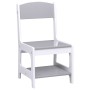 Mesa infantil con 2 sillas MDF blanco de vidaXL, muebles para bebés y niños pequeños - Ref: Foro24-80283, Precio: 104,40 €, D...