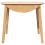 Mesa de comedor natural madera maciza roble caucho de , Mesas de cocina y de comedor - Ref: Foro24-4102530, Precio: 184,38 €,...