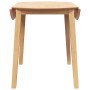 Mesa de comedor natural madera maciza roble caucho de , Mesas de cocina y de comedor - Ref: Foro24-4102530, Precio: 184,38 €,...