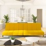 Sofá cama de 2 plazas terciopelo amarillo de , Sofás - Ref: Foro24-375881, Precio: 253,56 €, Descuento: %