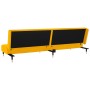 Sofá cama de 2 plazas terciopelo amarillo de , Sofás - Ref: Foro24-375881, Precio: 253,56 €, Descuento: %