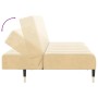 Sofá cama de 2 plazas terciopelo color crema de , Sofás - Ref: Foro24-375883, Precio: 245,90 €, Descuento: %