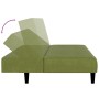 Sofá cama de 2 plazas terciopelo verde claro de , Sofás - Ref: Foro24-375766, Precio: 239,83 €, Descuento: %