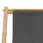 Silla de playa de bambú y lona gris oscuro de vidaXL, Sillas de jardín - Ref: Foro24-313018, Precio: 59,40 €, Descuento: %
