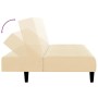 Sofá cama de 2 plazas terciopelo color crema de , Sofás - Ref: Foro24-375772, Precio: 239,27 €, Descuento: %