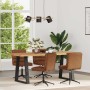 Sillas de comedor 4 unidades cuero sintético marrón de , Sillas de comedor - Ref: Foro24-3315676, Precio: 249,47 €, Descuento: %