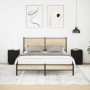 Mesillas de noche con luces LED 2 uds negro 38x34x50 cm de , Mesitas de noche - Ref: Foro24-861268, Precio: 83,20 €, Descuent...