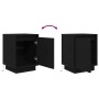 Mesillas de noche con luces LED 2 uds negro 38x34x50 cm de , Mesitas de noche - Ref: Foro24-861268, Precio: 83,20 €, Descuent...