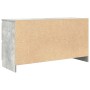 Mueble de TV madera de ingeniería gris hormigón 100x35x54 cm de , Muebles TV - Ref: Foro24-861808, Precio: 82,27 €, Descuento: %