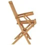 Sillas de jardín plegables 3 unidades madera maciza de teca de vidaXL, Sillas de jardín - Ref: Foro24-315444, Precio: 192,14 ...