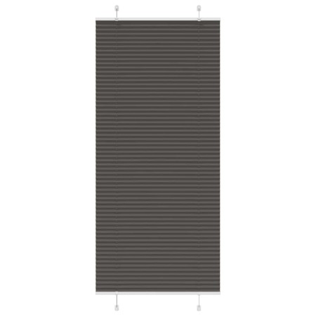 Estor Plisado negro 90x200 cm Tela Ancho 89,4 cm Poliéster de , Persianas y estores - Ref: Foro24-4015158, Precio: 25,45 €, D...