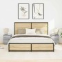 Mesillas de noche con luces LED 2 uds gris sonoma 38x34x50 cm de , Mesitas de noche - Ref: Foro24-861294, Precio: 97,61 €, De...