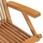 Sillas de jardín plegables 3 unidades madera maciza de teca de vidaXL, Sillas de jardín - Ref: Foro24-315444, Precio: 192,14 ...