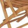Sillas de jardín plegables 3 unidades madera maciza de teca de vidaXL, Sillas de jardín - Ref: Foro24-315444, Precio: 192,14 ...