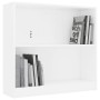 Estantería de madera contrachapada blanco 80x24x75 cm de , Librerías y estanterías - Ref: Foro24-800891, Precio: 48,58 €, Des...