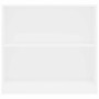 Estantería de madera contrachapada blanco 80x24x75 cm de , Librerías y estanterías - Ref: Foro24-800891, Precio: 48,58 €, Des...