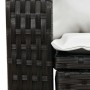 Silla mecedora de jardín con cojines ratán sintético negro de , Sillas de jardín - Ref: Foro24-4104193, Precio: 110,57 €, Des...