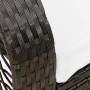 Silla mecedora de jardín con cojines ratán sintético negro de , Sillas de jardín - Ref: Foro24-4104193, Precio: 110,57 €, Des...