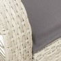 Silla mecedora de jardín con cojines ratán sintético gris claro de , Sillas de jardín - Ref: Foro24-4104198, Precio: 126,60 €...