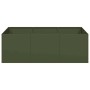 Jardinera acero verde oliva 120x80x40cm de , Maceteros y jardineras - Ref: Foro24-860748, Precio: 95,48 €, Descuento: %
