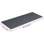 Alfombrillas escaleras autoadhesivas 30uds gris claro 60x25 cm de , Alfombrillas para escalones - Ref: Foro24-3365706, Precio...