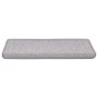 Alfombra autoadhesiva escalera sisal 30 uds 65x21x4 cm Platina de , Alfombrillas para escalones - Ref: Foro24-3365882, Precio...