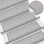 Alfombra autoadhesiva escalera sisal 30 uds 65x21x4 cm Platina de , Alfombrillas para escalones - Ref: Foro24-3365882, Precio...