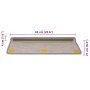 Alfombra autoadhesiva escalera sisal 30 uds 65x21x4 cm Platina de , Alfombrillas para escalones - Ref: Foro24-3365882, Precio...