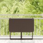 Mesa de jardín plegable marrón 90x51x75 cm ratán sintético de , Mesas de jardín - Ref: Foro24-4108255, Precio: 81,94 €, Descu...