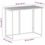 Mesa de jardín plegable marrón 90x51x75 cm ratán sintético de , Mesas de jardín - Ref: Foro24-4108255, Precio: 81,94 €, Descu...