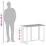 Mesa de jardín plegable marrón 90x51x75 cm ratán sintético de , Mesas de jardín - Ref: Foro24-4108255, Precio: 81,94 €, Descu...