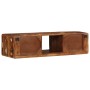 Mueble de TV de pared madera maciza reciclada 100x32x25 cm de , Almacenamiento para CD y DVD - Ref: Foro24-4104526, Precio: 1...