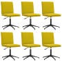 Sillas de comedor 6 unidades terciopelo amarillo de , Sillas de comedor - Ref: Foro24-3315704, Precio: 334,61 €, Descuento: %