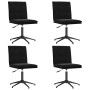 Sillas de comedor 4 unidades terciopelo negro de , Sillas de comedor - Ref: Foro24-3315643, Precio: 239,45 €, Descuento: %