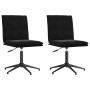 Sillas de comedor 2 unidades terciopelo negro de , Sillas de comedor - Ref: Foro24-3315373, Precio: 123,08 €, Descuento: %