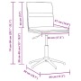 Sillas de comedor 2 unidades terciopelo gris claro de , Sillas de comedor - Ref: Foro24-3315367, Precio: 116,08 €, Descuento: %