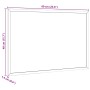 Pizarra con marco de madera maciza de pino negra 60x40 cm de , Tablones de anuncios - Ref: Foro24-4017411, Precio: 19,99 €, D...