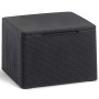 Baúl de almacenamiento para jardín Keter "Claire" Graphite de , Cajas de almacenaje para exteriores - Ref: Foro24-447613, Pre...