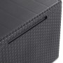 Baúl de almacenamiento para jardín Keter "Claire" Graphite de , Cajas de almacenaje para exteriores - Ref: Foro24-447613, Pre...