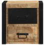 Mesita de noche madera maciza de mango 40x35x40 cm de , Mesitas de noche - Ref: Foro24-4015953, Precio: 90,97 €, Descuento: %