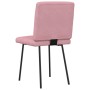 Sillas de comedor 6 unidades terciopelo rosa de , Sillas de comedor - Ref: Foro24-3315530, Precio: 248,76 €, Descuento: %