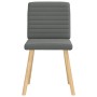 Sillas de comedor 6 unidades tela gris oscuro de , Sillas de comedor - Ref: Foro24-3315545, Precio: 299,62 €, Descuento: %