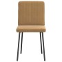 Sillas de comedor 6 unidades terciopelo marrón de , Sillas de comedor - Ref: Foro24-3315564, Precio: 246,11 €, Descuento: %